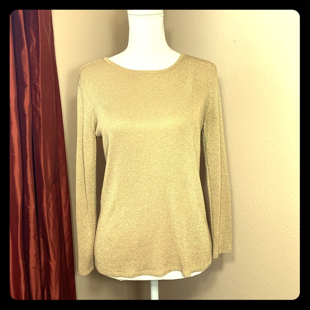 Glitter gold sweater!